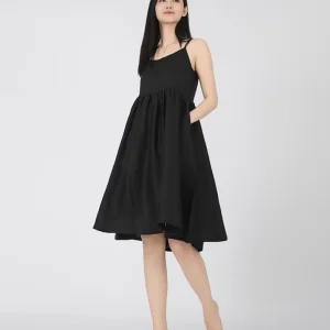 Vestido de Casaco de Linho Chic para Uso Casual e Formal