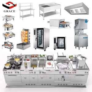 GRACE Stainless Steel Commercial Kitchen Equipment Set