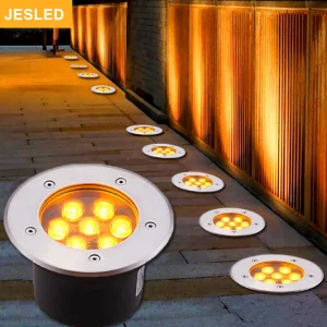 JESLED Underground Lights In-ground Waterproof Shielded Well Light