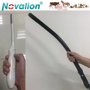 Escáner ultrasónico veterinario inalámbrico de tipo sonda transrectal