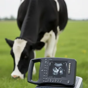 Tc-300d 6.5MHz Sonda Rectal de Frecuencia Diseñada Específicamente para el Diagnóstico de Embarazo en Animales Grandes, Máquina de Ultrasonido B Portátil para Ganado y Equinos