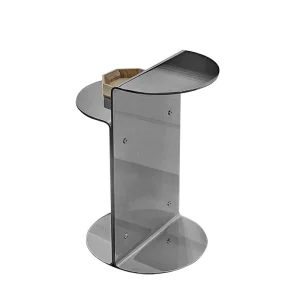 Modern Light Luxury Multi-Tier End Table with Round Tops for Sofa Side Side Table