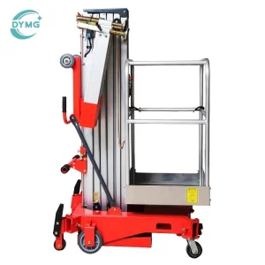 Heavy-Duty 8m Aluminum Mobile Work Platform for Manual Lifting