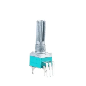 Manufacturer Dual Gang Rotary Potentiometer Metal Shaft Vertical Type for Audio Amplifier