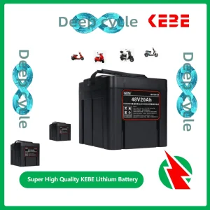 Fábrica Kebe OEM ODM 48V 60V 72V 96V Scooter Elétrico Motocicleta E-Bike Bateria de Íon de Lítio 20ah 30ah 40ah 50ah 60ah 80ah 100ah LiFePO4 Bateria de Lítio