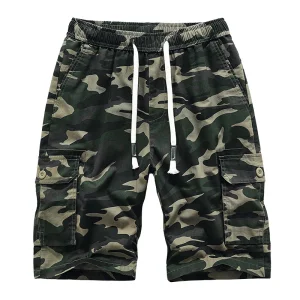 Summer New High Quality Cargo Short Pant Men's Plus Size Cotton Casual Shorts Sports Five Quarter Pants OEM