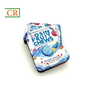 OEM Hinged Child Resistant Tin Box for Pre-rolls or Gummies