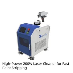 High-Power 200W Laser Cleaner for Fast Paint Stripping