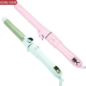 Professional Automatic Rotating Curling Iron LCD Ceramic Electric Portable Curling Iron Hair Curler