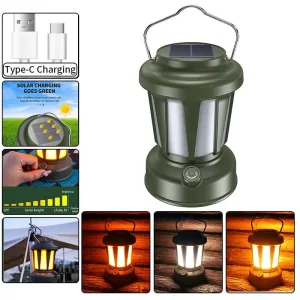 Camping Lantern Solar Powered