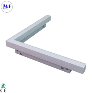 Factory Price LED Magnetic Track Lighting System Folding Floodlight Bedroom Kitchen 48V Dimmable Magnetic L-Shaped Linear Light for Living Room