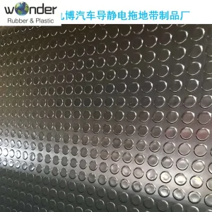 Anti Slip 3mm 6mm Pyramid Pattern Willow Leaf Rubber Floor Sheet Mat