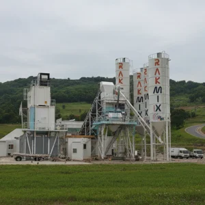 Large Capacity Concrete Cooling Systems Flake Ice Rake system 100ton Per Day