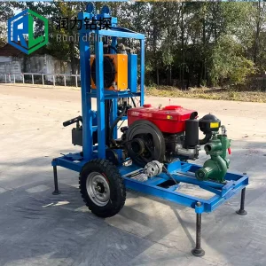 150m High-Efficiency Portable Mini Mine Boring Borehole Machine De Forage De Puits/Water Hole Drilling Machines/Water Well Drilling Rig Machine