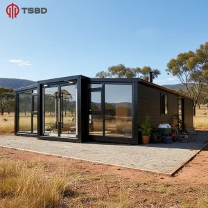 Granny Flat 40Ft 20Ft Luxury Mobile Villa 2 3 4 5 Bedroom Prefabricated Portable Tiny Home Foldable Expandable Container House