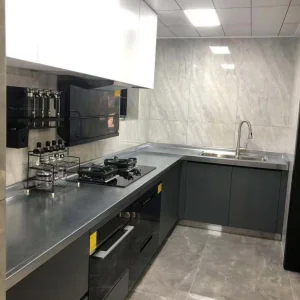 Precio de fábrica premium, armarios de almacenamiento modulares de acero inoxidable de alto brillo