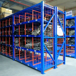 Doha 2025 Shibang Factory Warehouse Racking with Mesh Rack