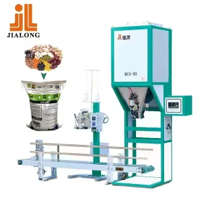Semi Automatic PLC 25kg Rice Coffee Beans Vacuum Packaging Machine for Wheat Corn Nuts Peanuts Seeds Granules Powder Filling Sealing System