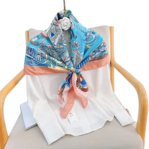 Versatile Women Polyester Chiffon Printed Scarf Snood for Muslim Hijab Headscarf Tudung