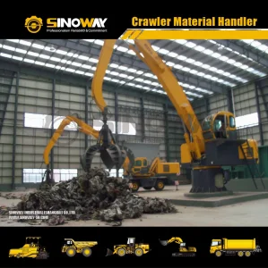 China New Crawler Scrap Grabbing Excavator for Scrap