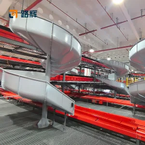 Carbon Steel Spiral Chute Sorter Conveyor
