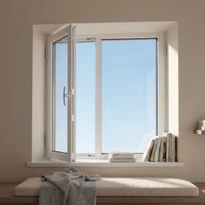 House Windows Hurricane Impact UPVC Profile Wind Proof Double Glazed Vinyl PVC Windows and Doors for Bahamas