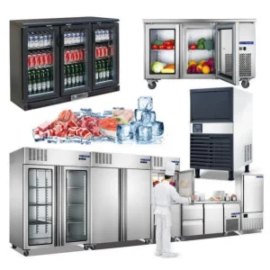 Bespoke Kitchen System for Movie Theater Concessions Featuring Custom Popcorn Poppers and Snack Warmers