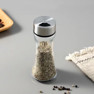 Famous Wholesale Glass Salt Powder Shaker with Adjustable Lid Service, Exporters