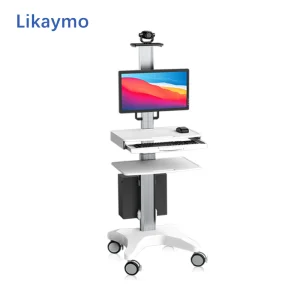 Medical Monitor Cart Telemedicine Terminals Mobile Workstation Cart