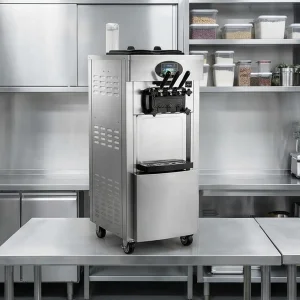 EU Warehouse Ice Cream Machine LED Panel Overnight Refrigeration