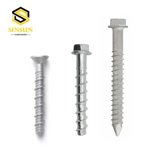 China Stainless Steel Concrete Screws