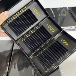 مخ Extensions رموش مينيك سوداء غير لامعة 0.03 0.05 0.07mm إمدادات تمديد الرموش من كاشمير مخملي داكن ناعم صناديق الرموش
