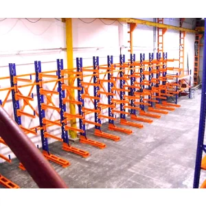 Cantilever Racking System for Aluminum Profiles Steel Tubes and Long Material Industrial Warehouse Storage