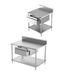 Fregadero de cocina de acero inoxidable premium con soluciones de almacenamiento versátiles