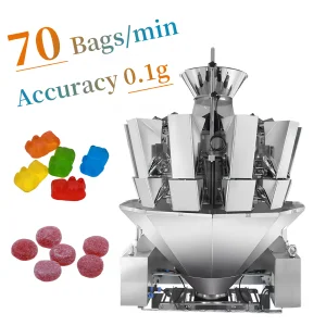 Good Sell Automatic Multi-head Weight Packing Equipment 14 Heads Multihead Weigher Fully Automatic 10 Heads Weighing and Pack