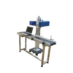 Factory Price Production Line 30 Watt Flying Fiber Lazer Marking Laser Coding Machine