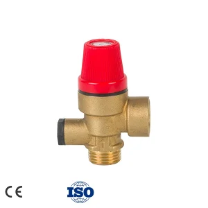 Hpsv02A, Pressure Relief Valve, Safety Relief Valve, Bsp G1/2" DN15 Male Brass Safety Air Pressure Relief Valve 3bar Nominal Pressure for Solar Water Heaters