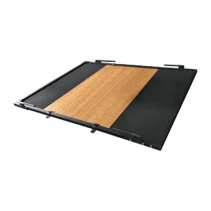 Custom Wood Steel Metal Barbell Deadlift Training Platform Gym Rubber Flooring Weightlifting Equipment