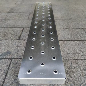 Scaffolding Galvanized Kwikstage Steel Plank/Steel Board with Hook Walk Through Scaffold