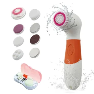 Electric Facial Cleansing Brush Face Massage Skin Care Silicone Vibration Cleaner Deep Pore Cleaning Skin Beauty Tool