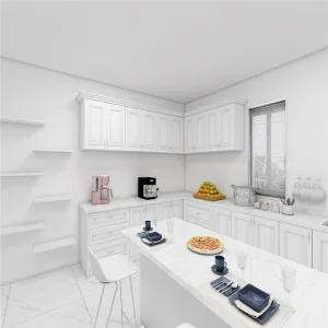 I Shaped Modular Kitchen Designs for Modern Kitchen Cabinet