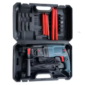 26mm Rotary Hammer Drill with Impact Function Powerful AC Electric Drill for Masonry, Steel and Wood Applications