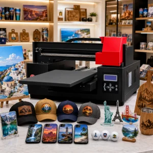 Refinecolor Low Cost A3 Flatbed UV Printer Inkjet Printing Machine For Phone Case Glass Trophy Acrylic Golf Balls Pen Wood Metal