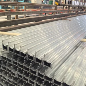 Industrial Extruded Aluminum Alloy Profiles for Door Window Applications Durable Powder Coated Custom Size CNC Bending Cutting