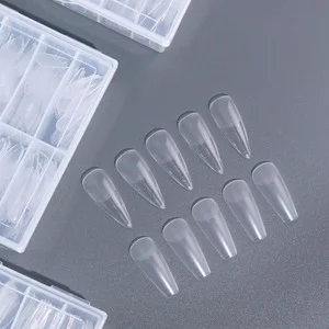 Professional Nail Supplies with Customized Logo Multi-Shape Fast Nail Extension Softgel Tips