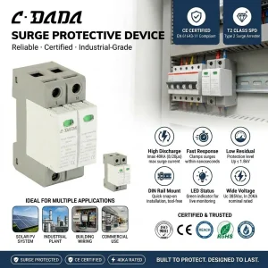 CDADA Good Quality Surge Protection Device 4P AC SPD