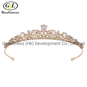 Rhinestone Royal Crystal Tiaras Crowns Fashion Bridal Princess Hair Accessories