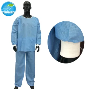 بدلة مستشفى غير منسوجة disposable للمرضى