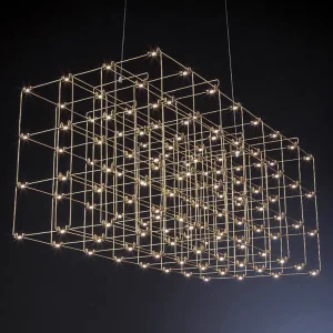 Customizable LED Cube Chandelier