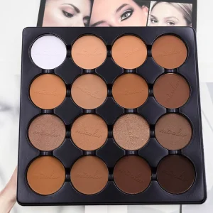 1601A1 Micolor Makeup School Long-Lasting Shimmer Palette Contour Bronzer Highlighter